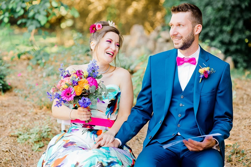 Mariage color&eacute; &agrave; Buzet-sur-Tarn