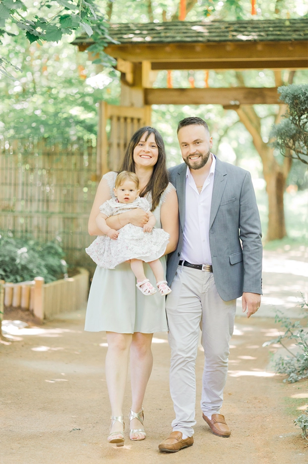 Shooting photo famille au jardin japonais &agrave; Toulouse centre