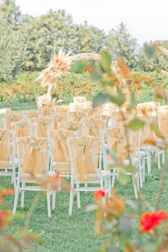 C&eacute;r&eacute;monie de mariage champ&ecirc;tre en ext&eacute;rieur &agrave; Toulouse