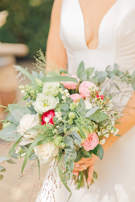 Bouquet de la mari&eacute;e boh&egrave;me et color&eacute; &agrave; Toulouse
