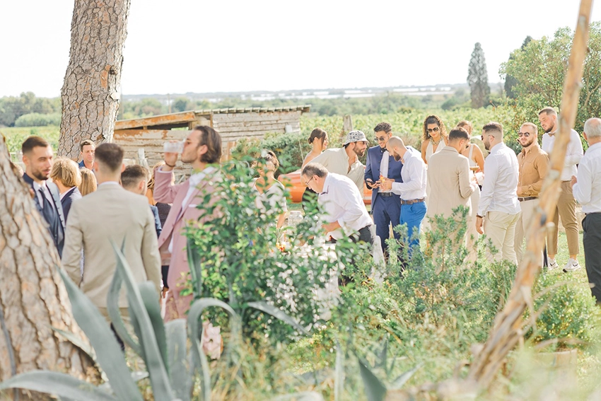 Les invit&eacute;s dans un mariage champ&ecirc;tre &agrave; Toulouse