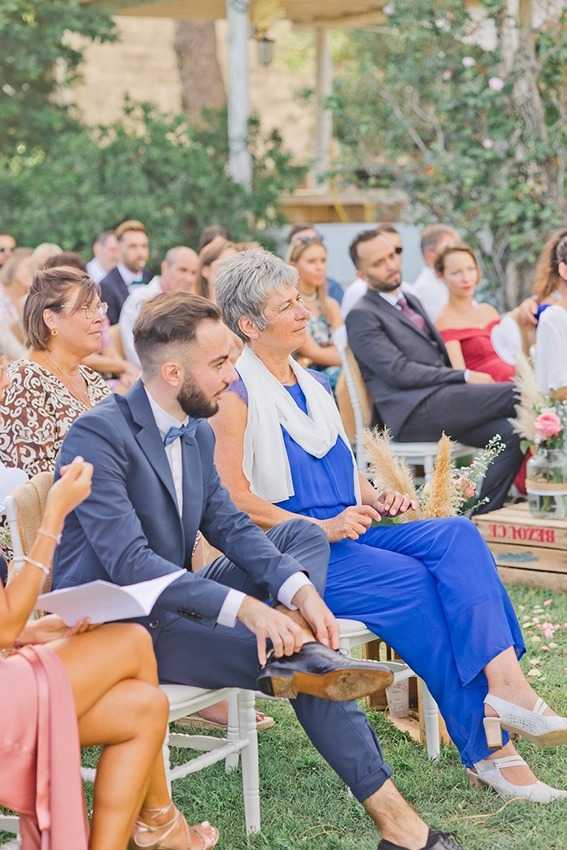 Invit&eacute;s &eacute;mus lors d&rsquo;un mariage champ&ecirc;tre &agrave; Toulouse