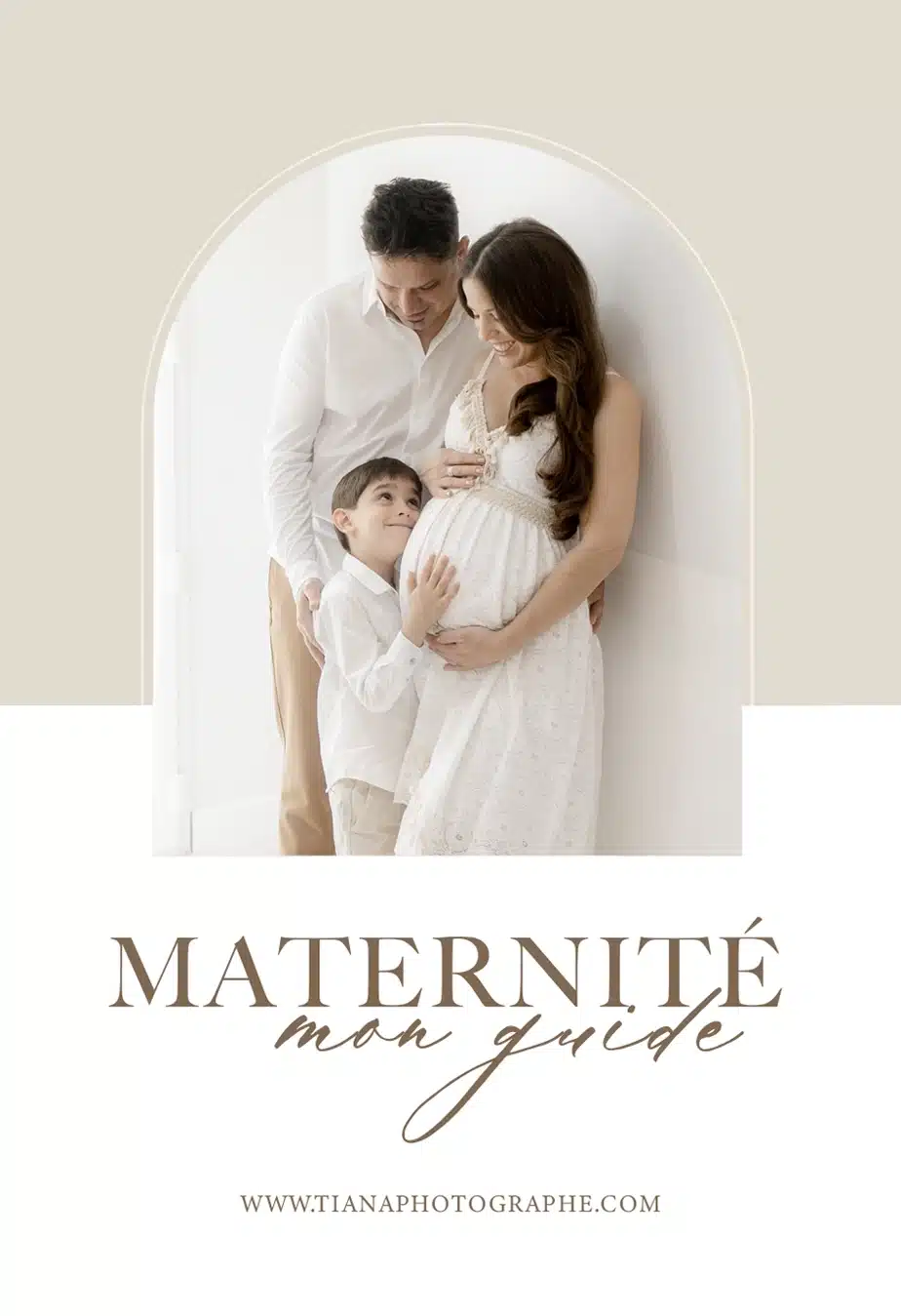Affiche guide de s&eacute;ance grossesse de Tiana Photographe Toulouse